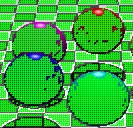 Interpolated with a step of two, showing pixels that will be interpolated